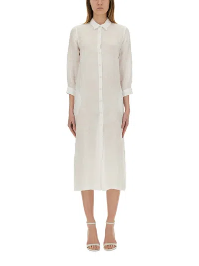 120% LINO LINEN SHIRT DRESS