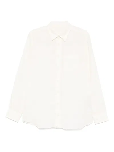 120% Lino Linen Shirt In Neutrals
