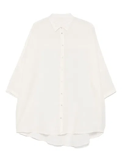 120% Lino Linen Shirt In Neutrals