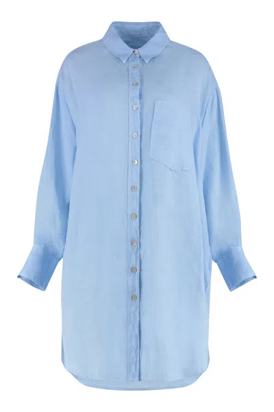 120% Lino Linen Shirtdress