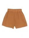 120% Lino Shorts In Brown Linen