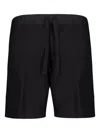 120% Lino Linen Shorts In Black