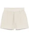 120% Lino Linen Shorts In Neutrals