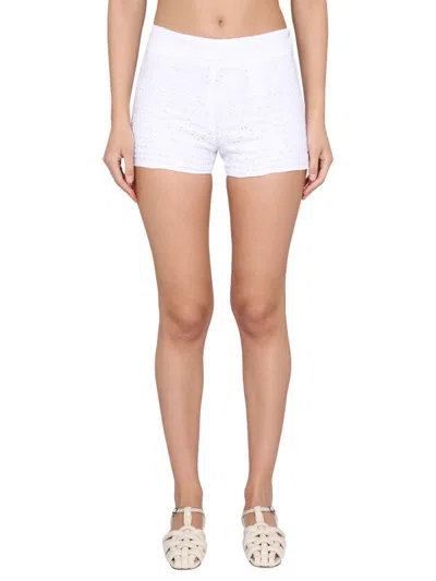 120% Lino Linen Shorts In White