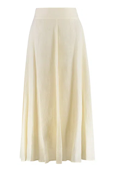 120% LINO LINEN SKIRT