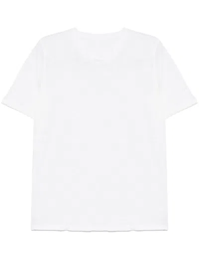 120% Lino Linen T-shirt In White