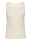 120% Lino Linen Tank Top In Nude & Neutrals