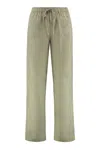 120% Lino Linen Wide Leg Trousers