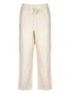 120% Lino Linen Trousers In Neutral