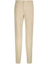 120% Lino Linen Trousers In Neutrals