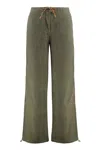 120% Lino Linen Wide Leg Trousers