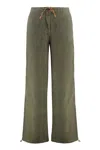 120% Lino Linen Wide Leg Trousers