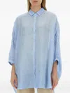 120% Lino Long Button-down Shirt