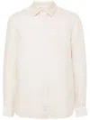 120% Lino Long-sleeves Linen Shirt In Neutrals