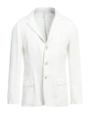 120% Lino Man Blazer Off White Size Xl Linen
