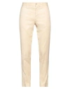 120% Lino Man Jeans Sand Size 42 Linen, Cotton, Elastane In Beige