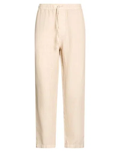 120% Lino Man Pants Beige Size 32 Linen In Neutral