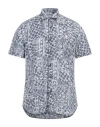 120% Lino Man Shirt Navy Size Xxl Linen