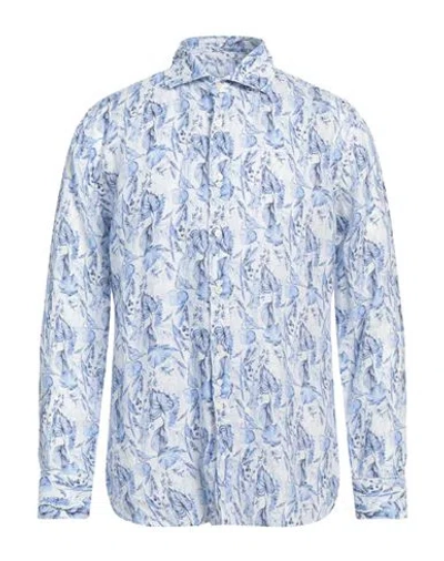 120% Lino Man Shirt White Size 3xl Linen