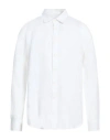 120% Lino Man Shirt White Size 3xl Linen