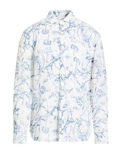 120% Lino Man Shirt White Size 3xl Linen
