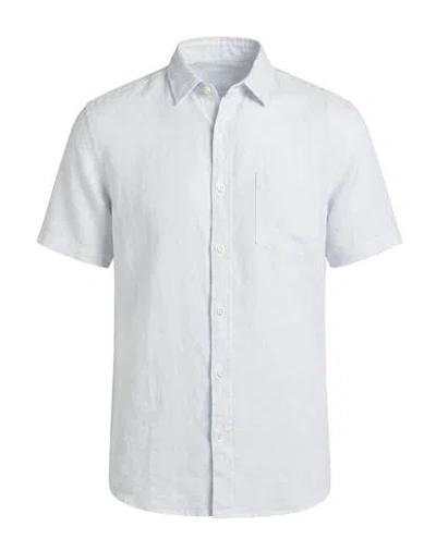 120% Lino Man Shirt White Size L Linen