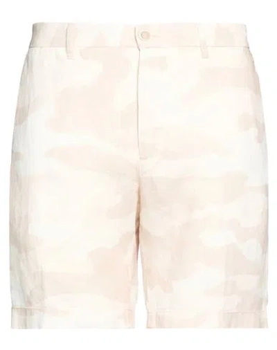 120% Lino Man Shorts & Bermuda Shorts Beige Size 32 Linen In Neutral