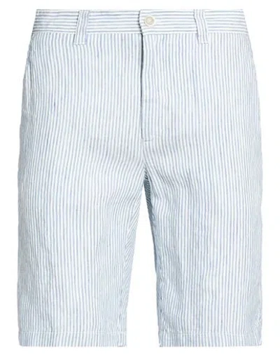 120% Lino Man Shorts & Bermuda Shorts Light Blue Size 38 Linen