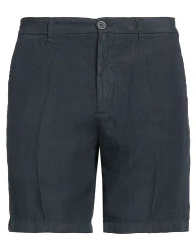120% Lino Man Shorts & Bermuda Shorts Midnight Blue Size 40 Linen