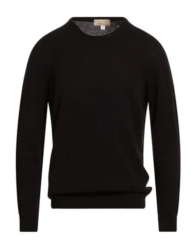 120% Lino Man Sweater Black Size Xl Cashmere, Virgin Wool