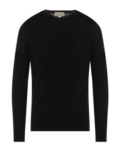 120% Lino Man Sweater Black Size Xs Cashmere, Virgin Wool