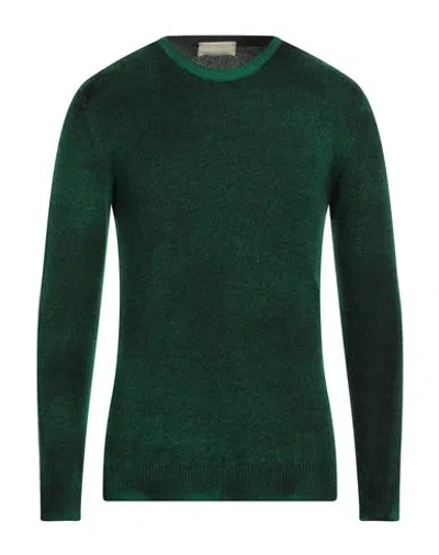 120% Lino Man Sweater Green Size S Cashmere, Virgin Wool