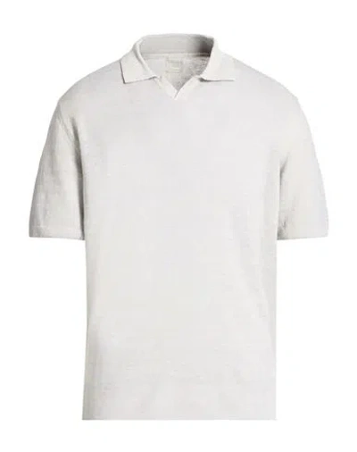 120% Lino Man Sweater Light Grey Size Xxl Linen In Multi