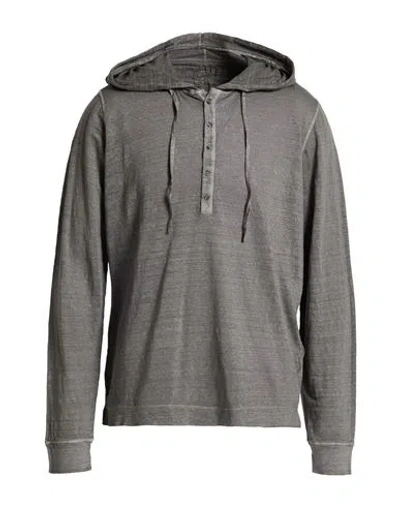 120% Lino Man T-shirt Grey Size 3xl Linen In Brown