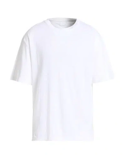 120% Lino Man T-shirt White Size 3xl Linen