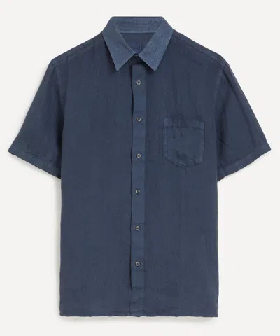 120% Lino 120' Lino Mens Camicia Linen Shirt