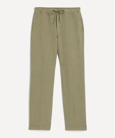 120% Lino 120' Lino Mens Linen Drawstring Trousers