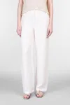 120% Lino Relaxed Wide-leg Linen Pants With Drawstring Waist