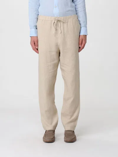 120% Lino Pants  Men Color Rope In Brown
