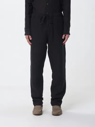 120% Lino パンツ  メンズ カラー ブラック In Black