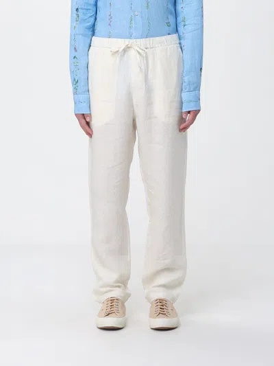 120% Lino パンツ  メンズ カラー バター In White