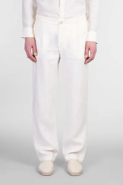 120% Lino Pants In White