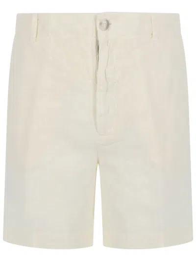 120% Lino Powder Linen Shorts In Animal Print
