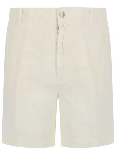 120% Lino Powder Linen Shorts In Neutral