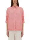 120% Lino Relaxed Fit Linen Shirt