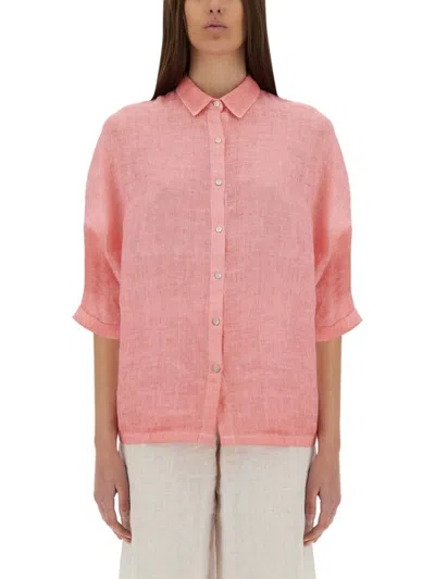 120% Lino Relaxed Fit Linen Shirt