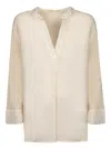 120% Lino Linen Shirt In Beige