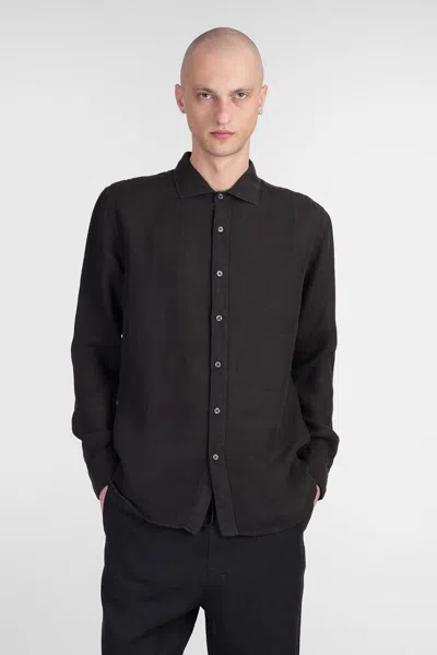 120% Lino Shirt In Black