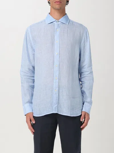 120% LINO SHIRT 120% LINO MEN COLOR BLUE,G70967009