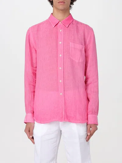 120% Lino Shirt  Men Color Fuchsia In Fuchsia